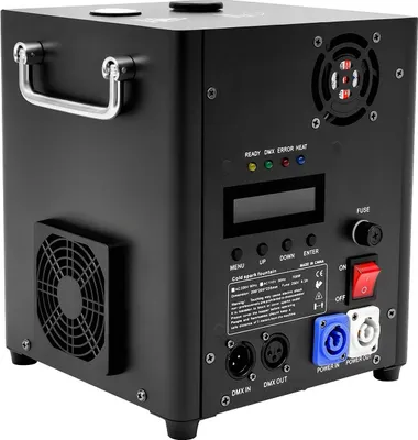 Produktbild von Bühneneffekt - Funkenfontänenmaschine - 700W - DMX, Fernbedienung & Display - Höhenverstellbar - Ausstoß nach oben - AC 220V/60Hz