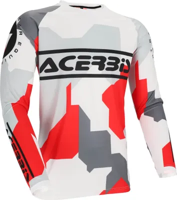 Produktbild von ACERBIS Off Road MX Polyester Shirt Linear Sumbawa Weiß/Grau größe XXL