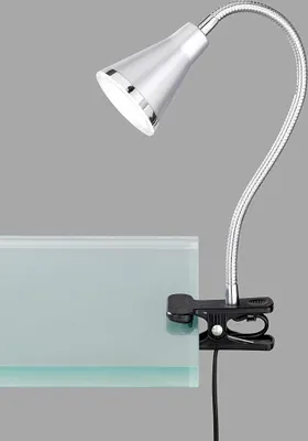 Produktbild von LED Klemmleuchte ARRAS titanfarbig