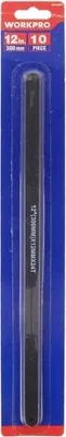 Image de 1 feuille de lames de scie de 24 dents par pouce, modèle W016041, pour scies et lames de scie, longueur 300 mm. Quantité : 10 pièces. Métal