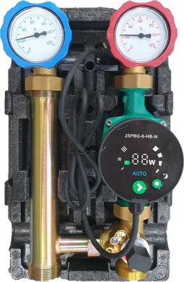 Produktbild von Pumpengruppe mit Mischer und Hocheffizienzpumpe 25/6, ohne Mischermotor