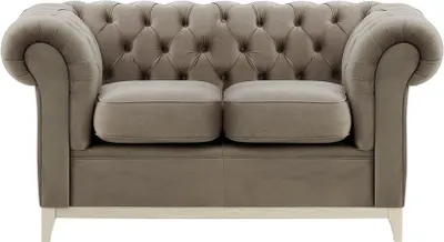 Zdjęcie produktu dla Sofa dwuosobowa Chesterfield Wood-Velluto 17-white
