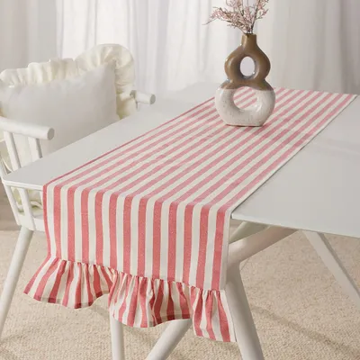 Zdjęcie produktu dla Bieżnik z falbaną 40x160 cm