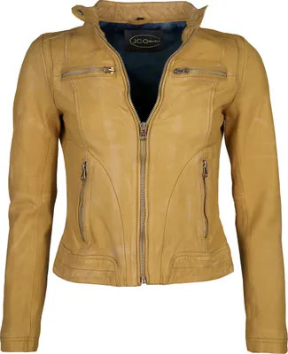 Produktbild von JCC Lederjacke 8006 Damen yellow M