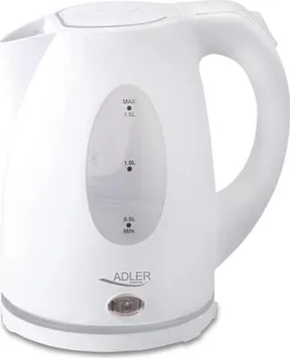 Obrázok produktu pre Adler AD1207 rýchlovarná kanvica 1,5 l 2000 W biela