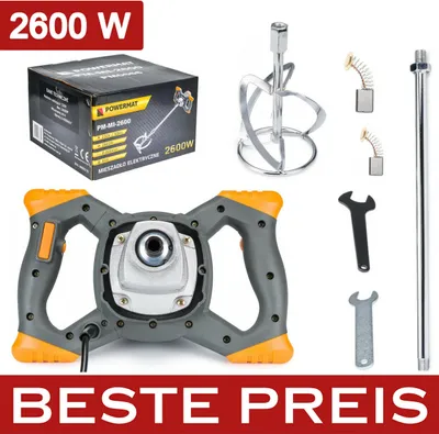 Produktbild von Stavebný miešač POWERMAT 2600 W PM-MI-2600