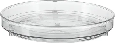 Produktbild von Aufbewahrungs-Drehteller, 360° drehbar, Aufbewahrungstablett, Organizer, transparent, rund, Aufbewahrungsbox für Küche, Badezimmer, Schrank