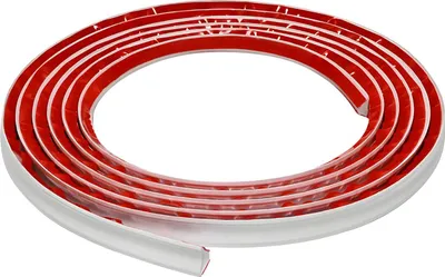 Produktbild von m flexible, selbstklebende Viertelstab-Leiste, wasserdichte PVC-Viertelstab-Leiste, weiße PVC-Viertelstab-Kunststoffquadranten für Wandfugen, Größe S 12 mm x 9