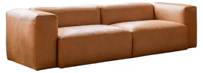 Produktbild von KAWOLA Sofa CELESTE 4-Sitzer Leder cognac