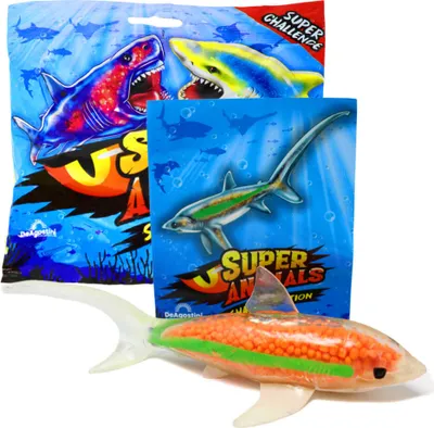 Produktbild von DeAgostini Super Animals - Sharks Edition - Sammelfigur Hai - Figur 3. Großaugen-Fuchshai (Crunchy)
