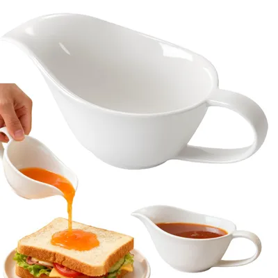 Obrázok produktu pre Porcelánová omáčka, 20 × 20 × 14 cm, s farebnou glazúrou