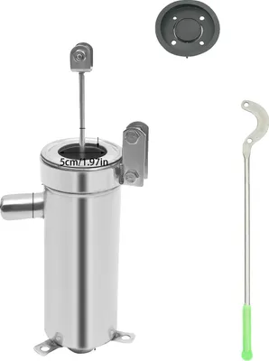 Image de Pompe à eau aspirante,manuelle, acier inoxydable durable, 12 V, argent, UE