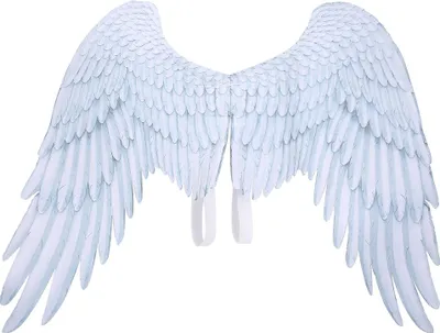 Immagine prodotto di Ali grandi Bambini Ragazzo Ragazza Halloween Party Cosplay Costume Accessori Puntelli Bianco