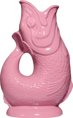 Produktbild von Gluckigluck Wasserkaraffe mit Gluckergeräusch, handgefertigt, ikonisches Design, Farbe:Rosa, Fassungsvermögen:1,2 L