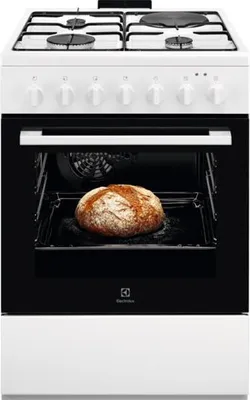 Image de Cuisinière mixte a 57l 4 feux - Electrolux - LKM624022W -