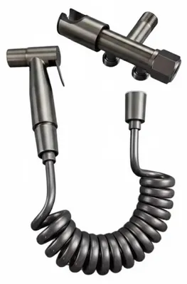 Productafbeelding van PolkaHome® Roestvrijstalen toiletdouche – bidet handdouche voor toilet – hygiënische wc bidet spuit – badkameraccessoires – eenvoudige