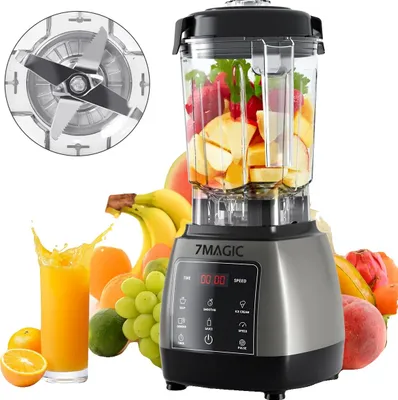 Image de Mixeur multifonctionnel, puissance 2000W, 9 vitesses, noir, EU, noir, EU