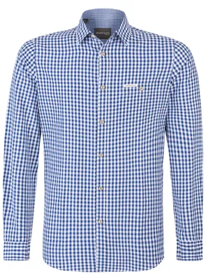 Produktbild von Stockerpoint Campos3 Herren Trachtenhemd, Blau, 4XL