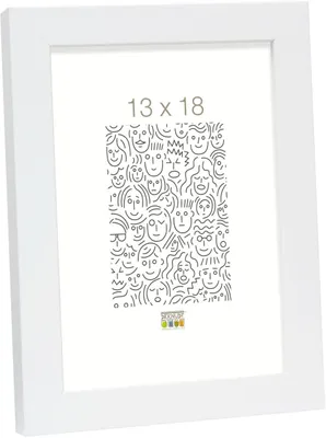 Produktbild von Deknudt S40R Holzrahmen weiß 50x70 cm