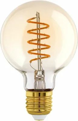Immagine prodotto di Lampadina LED - Colore ambrato - Vetro - E27