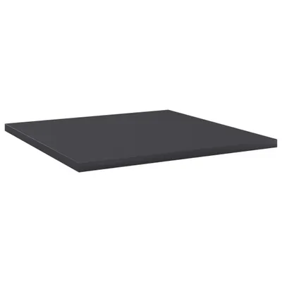 Zdjęcie produktu dla vidaXL Półki na książki 8 szt. Szary 40x40x1,5 cm Materiał drewnopochodny