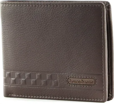 Produktbild von bruno banani Leder Geldbörse Wallet Taupe braun