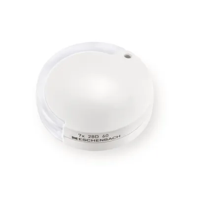 Image de Eschenbach loupe à enfoncer Mobilent, 7 x, 35 mm, blanc (Loupe)