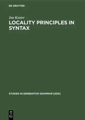 Produktbild von Locality principles in syntax