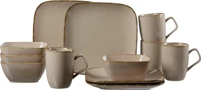 Produktbild von Ritzenhoff & Breker Brunch-Set Casa graues Porzellan - zwölfteilig, Brunchset