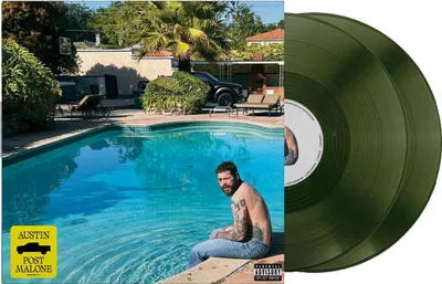 Obrázok produktu pre Post Malone: Austin (Standard Edition) (Dark Green Vinyl) - - (Vinyl / Pop (Vinyl))