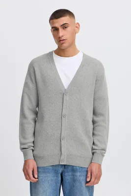 Produktbild von !SOLID SDFINTO Herren Strickjacke Cardigan Feinstrick Baumwollmischung relaxed fit