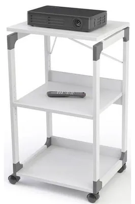 Produktbild von DURABLE Multimediawagen SYSTEM Overhead/Beamer, 370110 grau