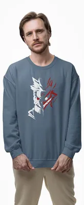 Produktbild von D&B Design Uni Pullover SWAN00007 Naruto IndigoBlau-Größe XL