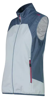 Image de Gilet softshell CMP pour femme, bleu, taille 36