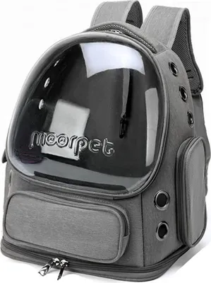 Produktbild von INF Haustier-Tragerucksack - Tragbar & Komfortabel Grau