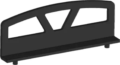 Produktbild von Kaminrost / Stehrost 270x110x8mm passend für Wamsler**