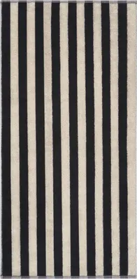 Produktbild von Cawö Duschtuch Bold Farbe schwarz/beige Größe 70x140