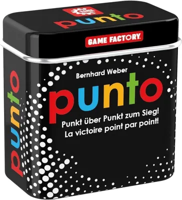 Image de Punto, mini-jeu de cartes dans une boîte métallique pratique, point à la victoire