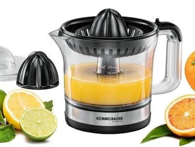 Imagen del producto de Exprimidor de cítricos ZP 50 (acero inoxidable/, 30 vatios, depósito para zumo de 0,6 litros)