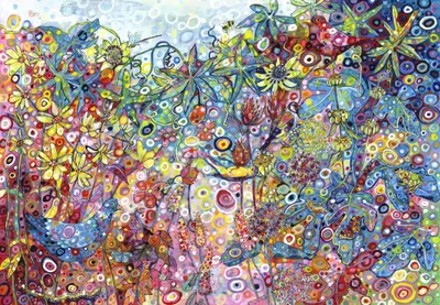 Produktbild von Grafika Puzzle Wildlife Garden - 1000 Teile Legespiel