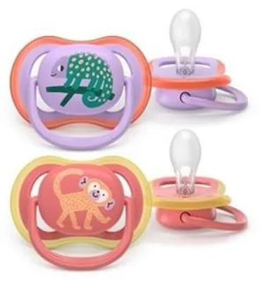 Produktbild von Philips Avent Ultra Air Schnuller ab 18 Monaten, 2 Stück, mit Sterilisationsbox