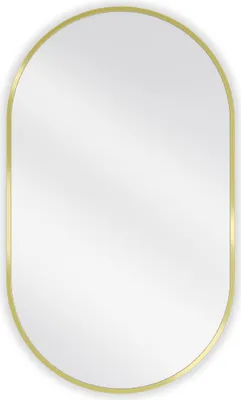 Immagine prodotto di Mexen Loft specchio da bagno ovale 85 x 50 cm, cornice dorata - 9851-085-050-000-50