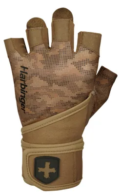 Immagine prodotto di Harbinger | Guanti da uomo Pro Wrist Wraps 2.0 / con polsini - Tan Camo L