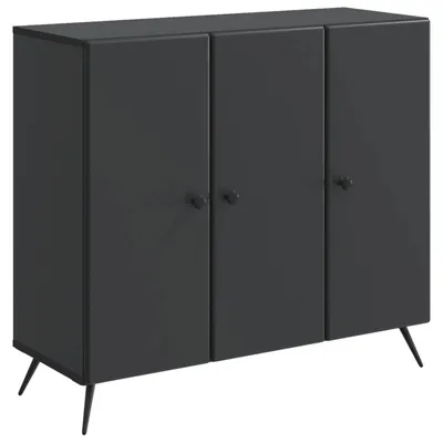 Obrázok produktu pre Servírovacia skriňa Čierna 89 x 34,5 x 80 cm Kompozitné drevo