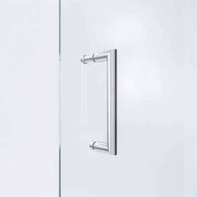 Produktbild von Edelstahl Duschgriff 145mm für Glastür