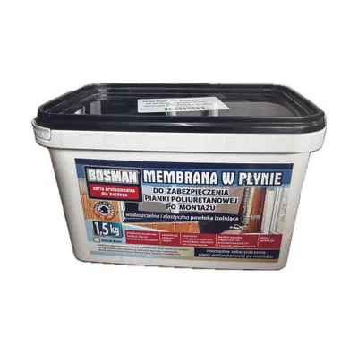 Zdjęcie produktu dla Membrana w płynie do zabezpieczania piankipoliuretan po montażu BOSMAN