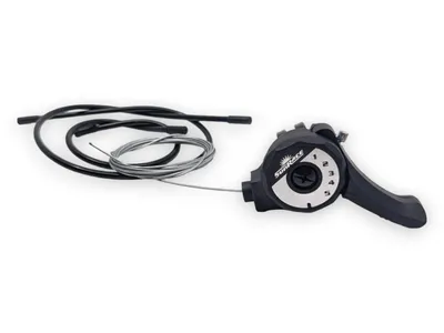 Produktbild von SunRace SLM2T R5 Daumen Schalthebel mit Stufen Schwarz 5 Gänge