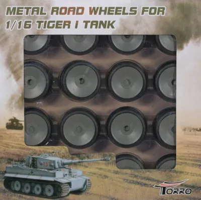 Produktbild von Torro ALU Laufrollen Set Frühe Version für TORRO Tiger 1 Panzer