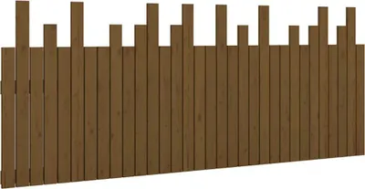 Obrázok produktu pre vidaXL Nástenné čelo Honey Brown 204x3x80 cm Masívne borovicové drevo