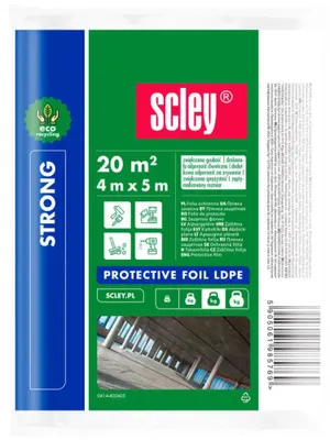 Obrázok produktu pre Plachta z nylonu 4x5 m /20 m2/ 40 mikrónov SCLEY